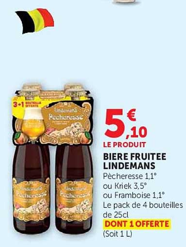 BIERE FRUITEE LINDEMANS