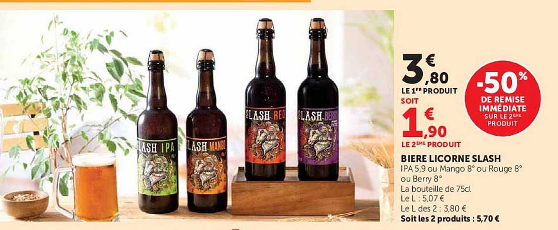 BIÈRE LICORNE SLASH