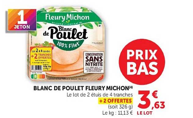 BLANC DE POULET FLEURY MICHON