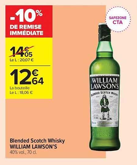 Blended Scotch Whisky WILLIAM LAWSON'S