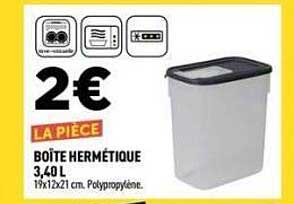 BOÎTE HERMÉTIQUE 3,40 L
