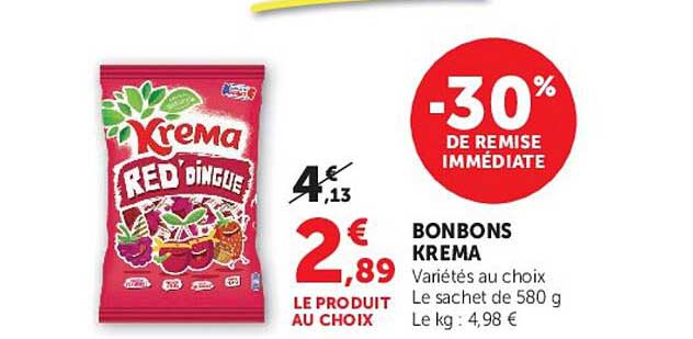 BONBONS KREMA Variétés au choix