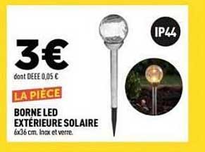 BORNE LED EXTÉRIEURE SOLAIRE