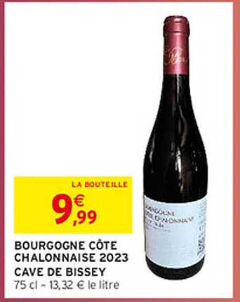 BOURGOGNE CÔTE CHALONNAISE 2023 CAVE DE BISSEY