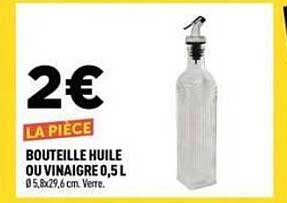 BOUTEILLE HUILE OU VINAIGRE 0,5L
