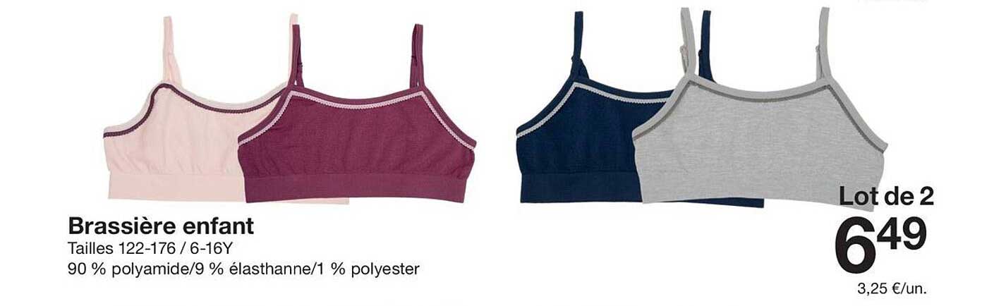 Brassière enfant