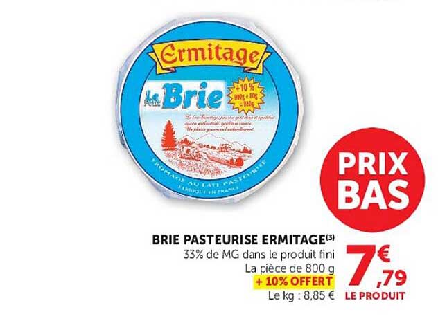BRIE PASTEURISE ERMITAGE(3)
