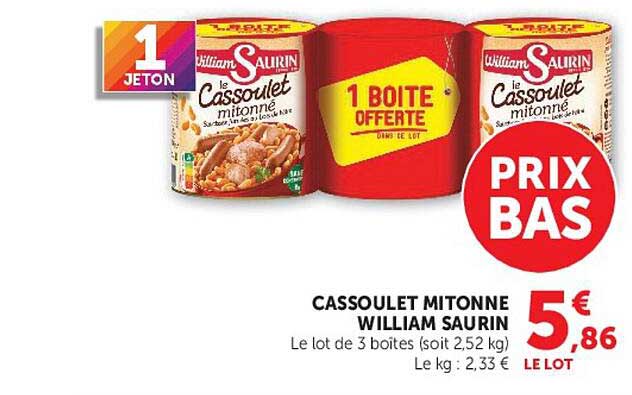 CASSOULET MITONNE WILLIAM SAURIN