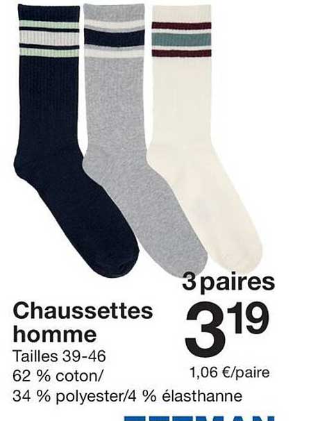 Chaussettes homme