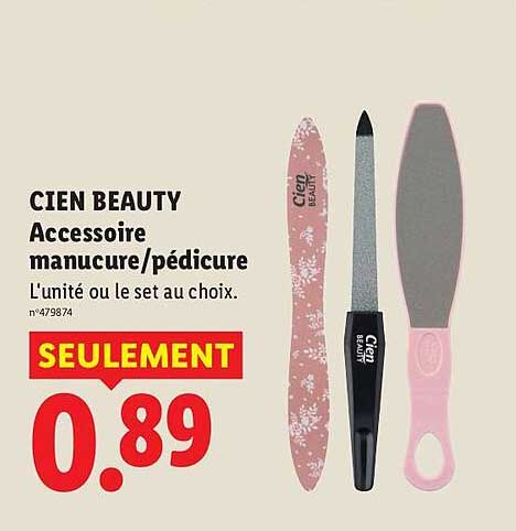 CIEN BEAUTY Accessoire manucure/pédicure