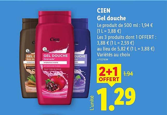 CIEN Gel douche