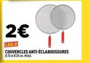 COUVERCLES ANTI-ÉCLABOUSSURES