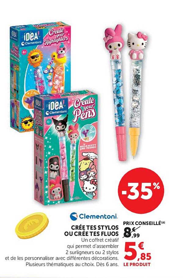 CRÉE TES STYLOS OU CRÉE TES FLUOS