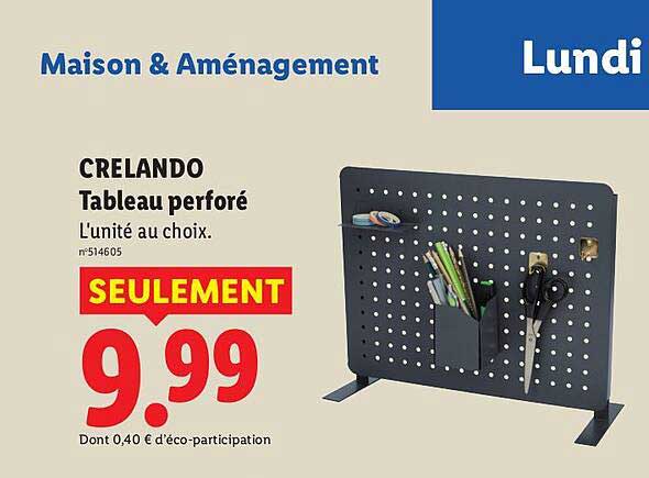 CRELANDO Tableau perforé
