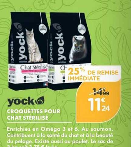 CROQUETTES POUR CHAT STÉRILISÉ