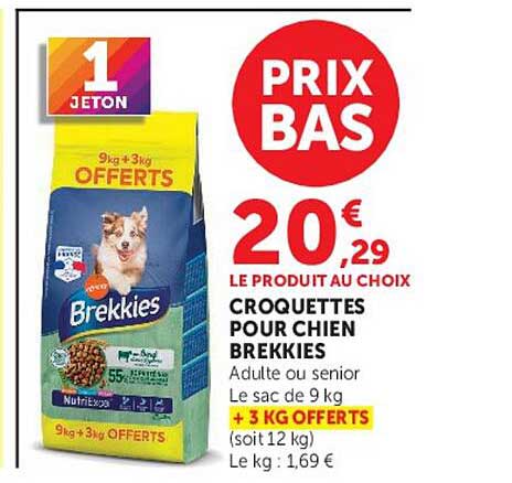 CROQUETTES POUR CHIEN BREKKIES