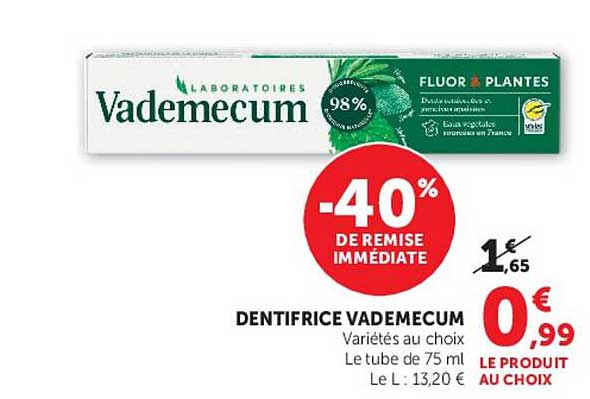 DENTIFRICE VADEMECUM