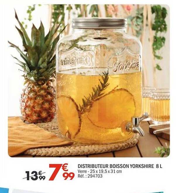 DISTRIBUTEUR BOISSON YORKSHIRE 8 L