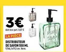 DISTRIBUTEUR DE SAVON 550 ML