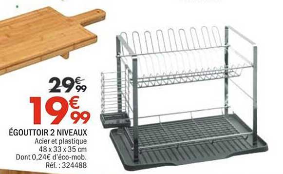 ÉGOUTTOIR 2 NIVEAUX