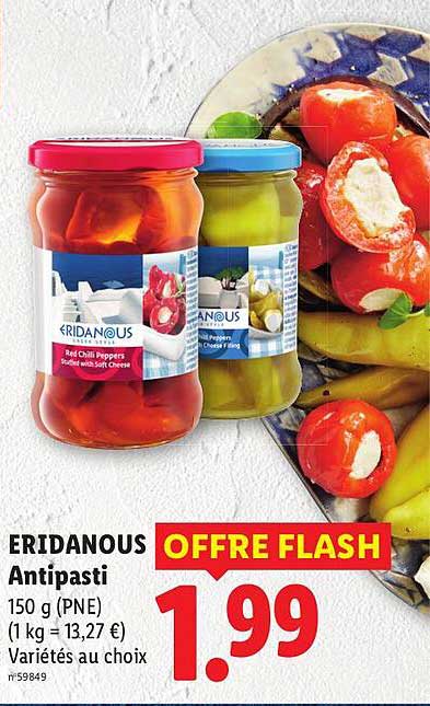 ERIDANOUS Antipasti