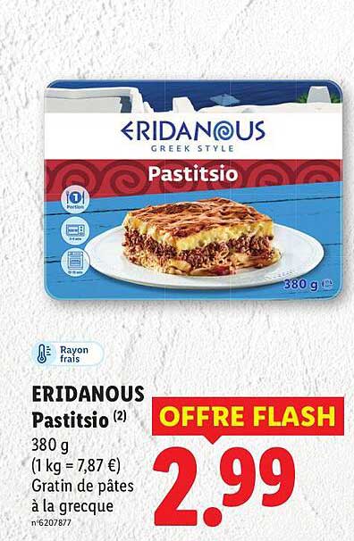 ERIDANOUS Pastitsio