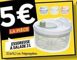 ESSOREUSE À SALADE 3 L