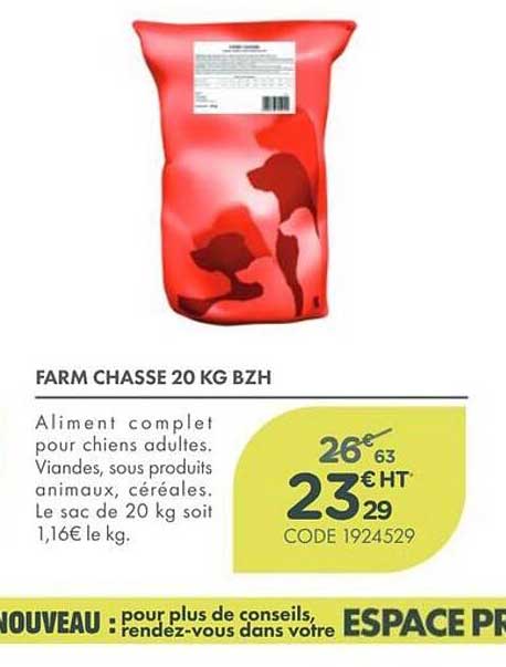 FARM CHASSE 20 KG BZH