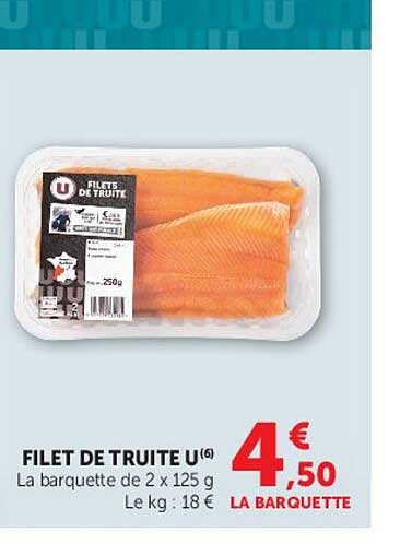 FILET DE TRUITE U