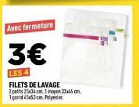 FILETS DE LAVAGE