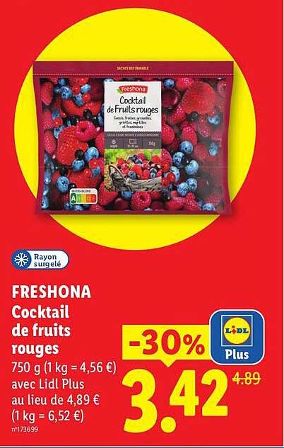 FRESHONA Cocktail de fruits rouges