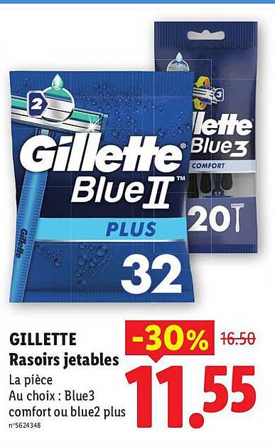 GILLETTE Rasoirs jetables