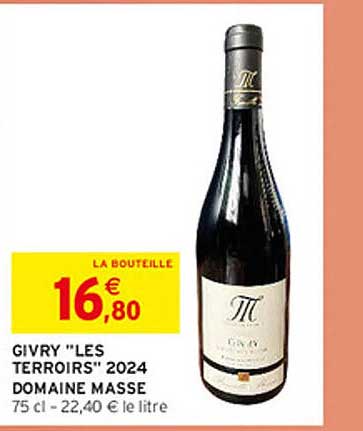 GIVRY "LES TERROIRS" 2024 DOMAINE MASSE