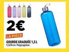 GOURDE GRADUÉE 1,5L