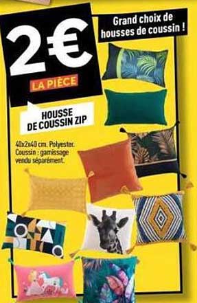 Grand choix de housses de coussin !