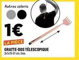GRATTE-DOS TÉLESCOPIQUE