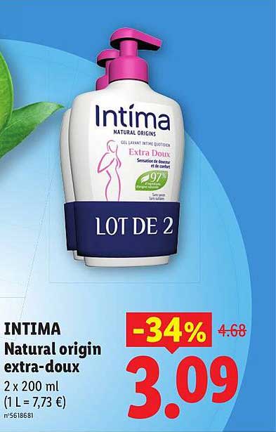 INTIMA Natural origin extra-doux