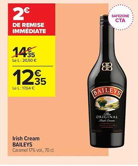 Irish Cream BAILEYS Caramel 17% vol., 70 cl