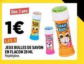JEUX BUBBLES DE SAVON EN FLACON 20 ML