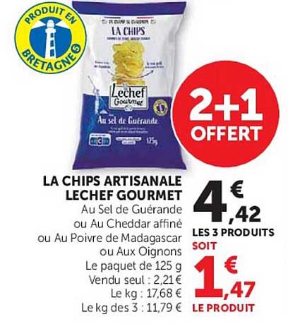LA CHIPS ARTISANALE LECHEF GOURMET