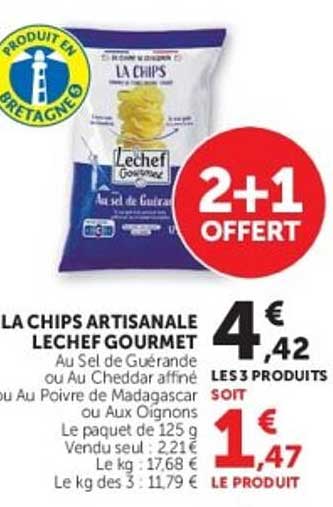 LA CHIPS ARTISANALE LECHEF GOURMET