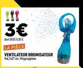 LA PIÈCE VENTILATEUR BRUMISATEUR