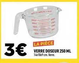 LA PIECE VERRE DOSEUR 250 ML
