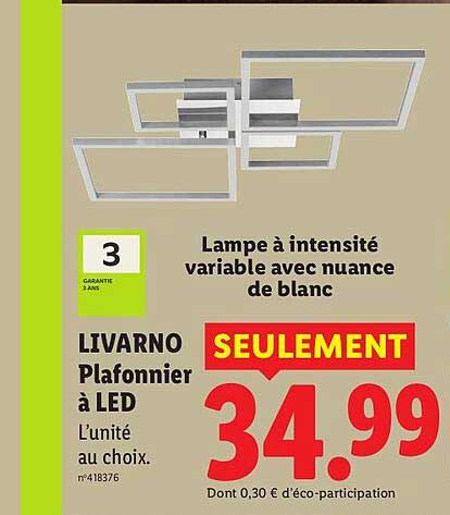 Lampe à intensité variable avec nuance de blanc