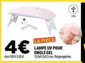 LAMPE UV POUR ONGLE GEL