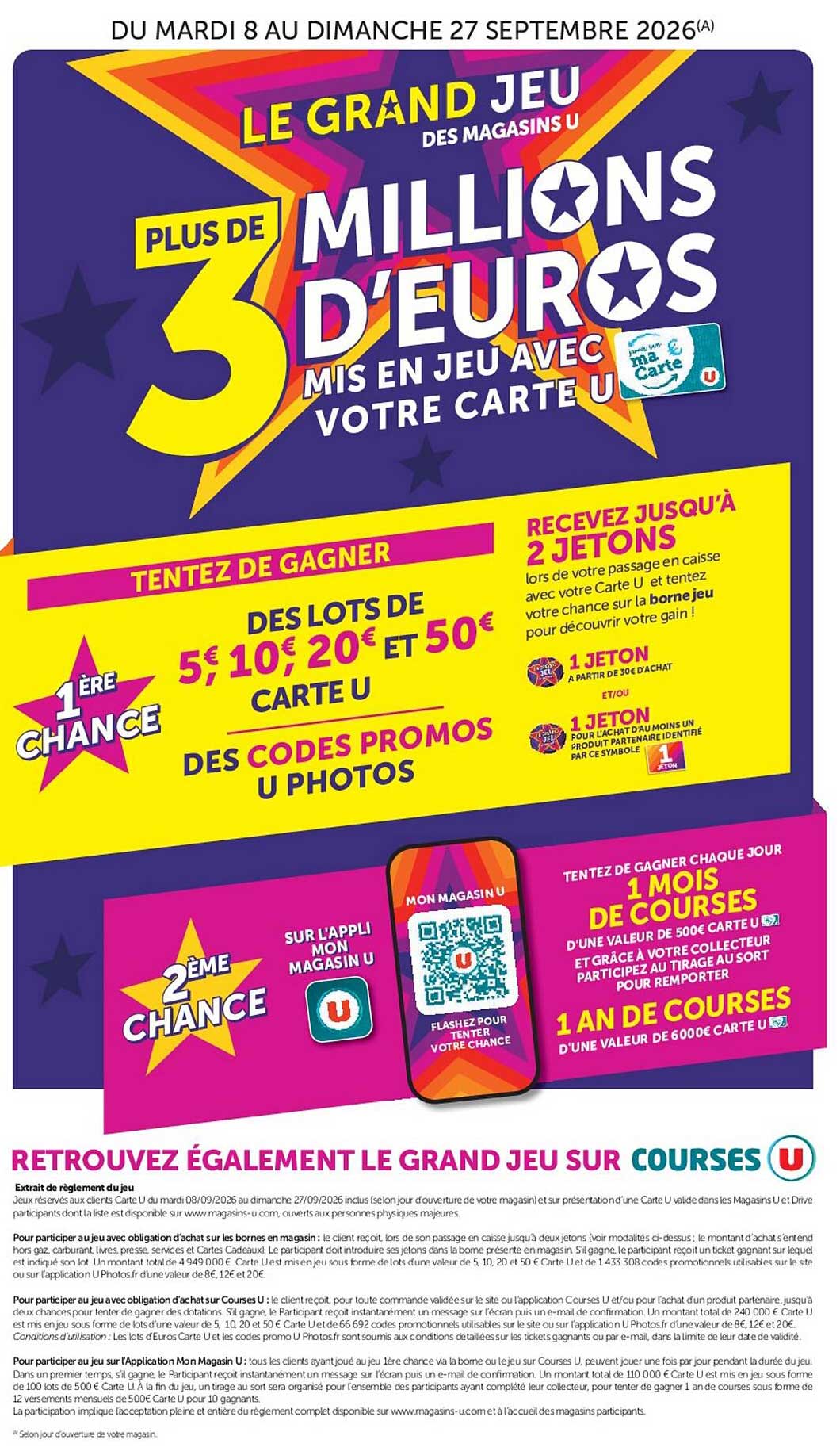 LE GRAND JEU DES MAGASINS U