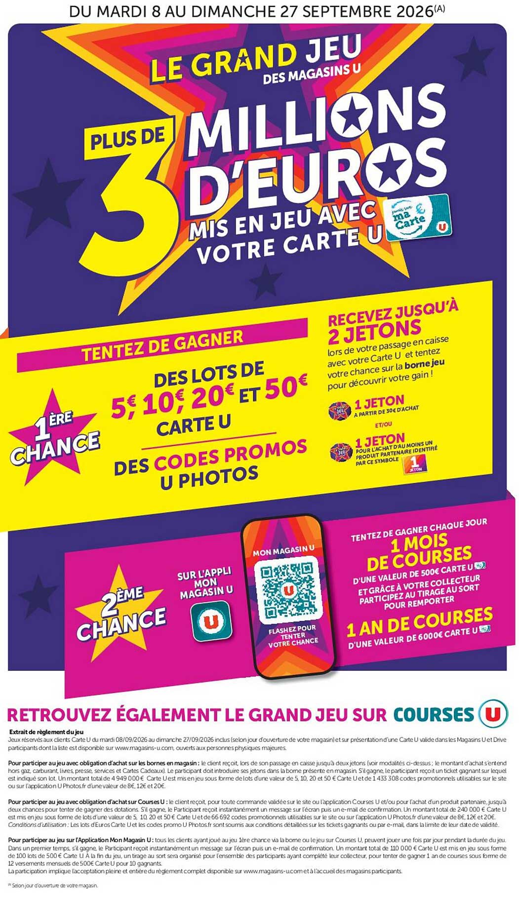 LE GRAND JEU DES MAGASINS U