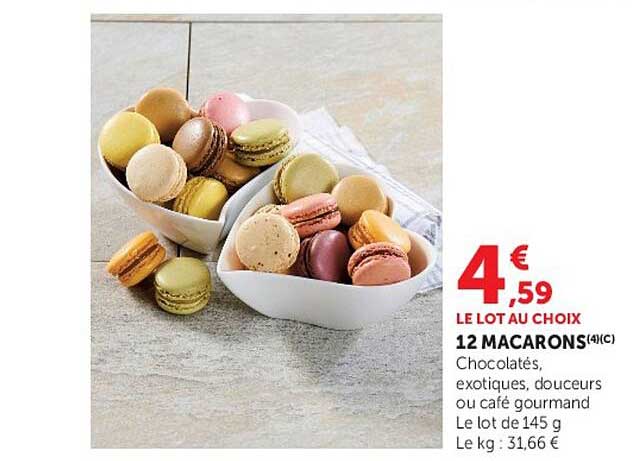 LE LOT AU CHOIX 12 MACARONS(4)(C)