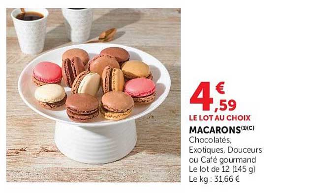 LE LOT AU CHOIX MACARONS(1)(C)
