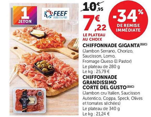 LE PLATEAU AU CHOIX CHIFFONNADE GIGANTA